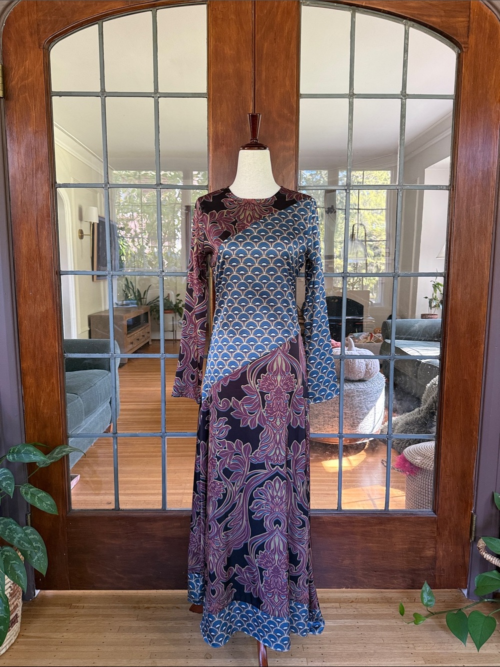 MISA Los Angeles Mojave Printed Maxi Dress